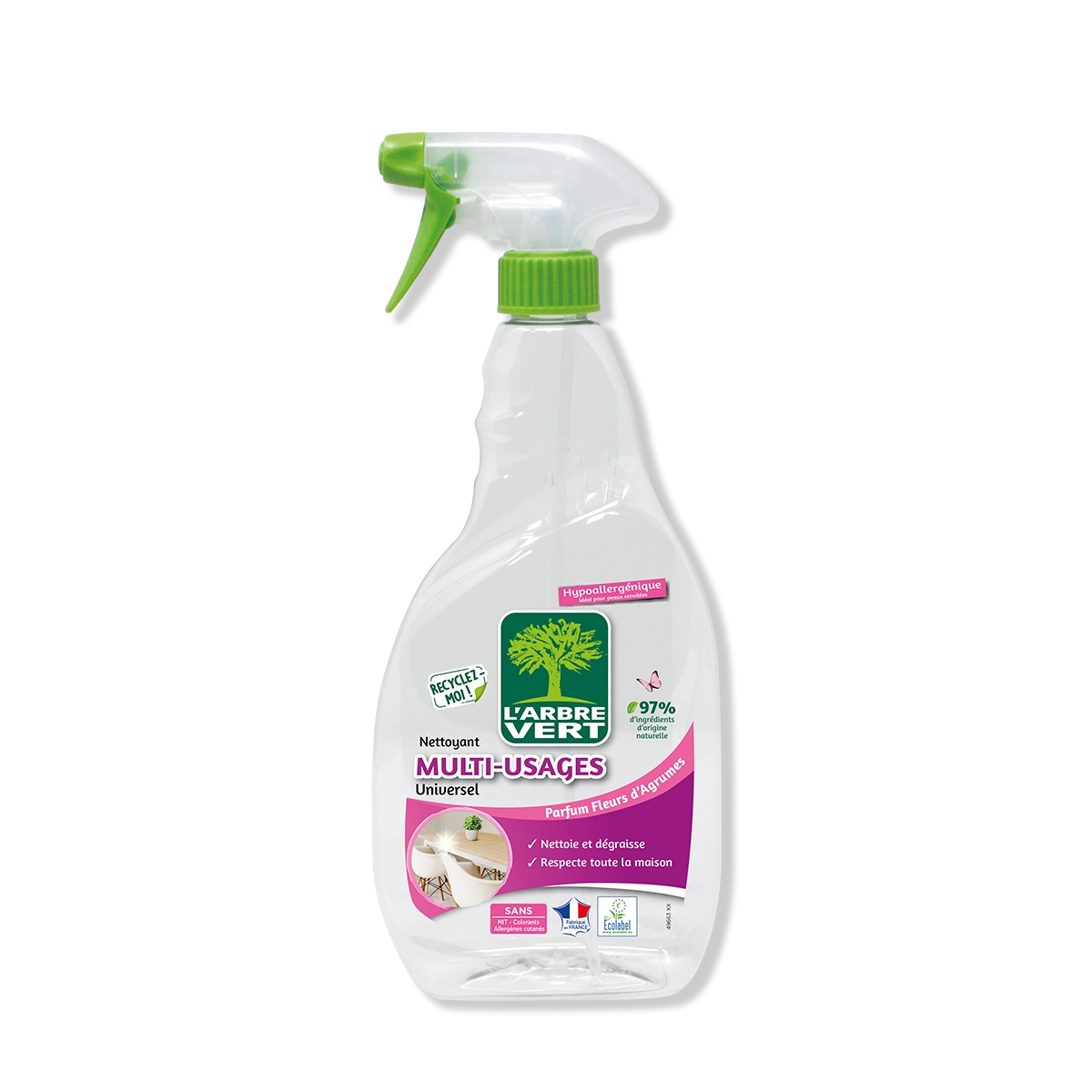 arbre-vert-entretien-spray-nettoyant-multi-usages-agrumes-740-ml image 1