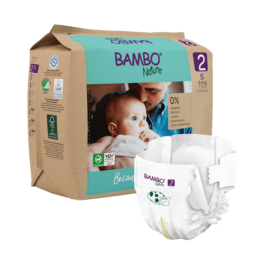bambo-nature-diapers-couches-taille-2-3-6-kg-30-pcs-sans-parfum image 1